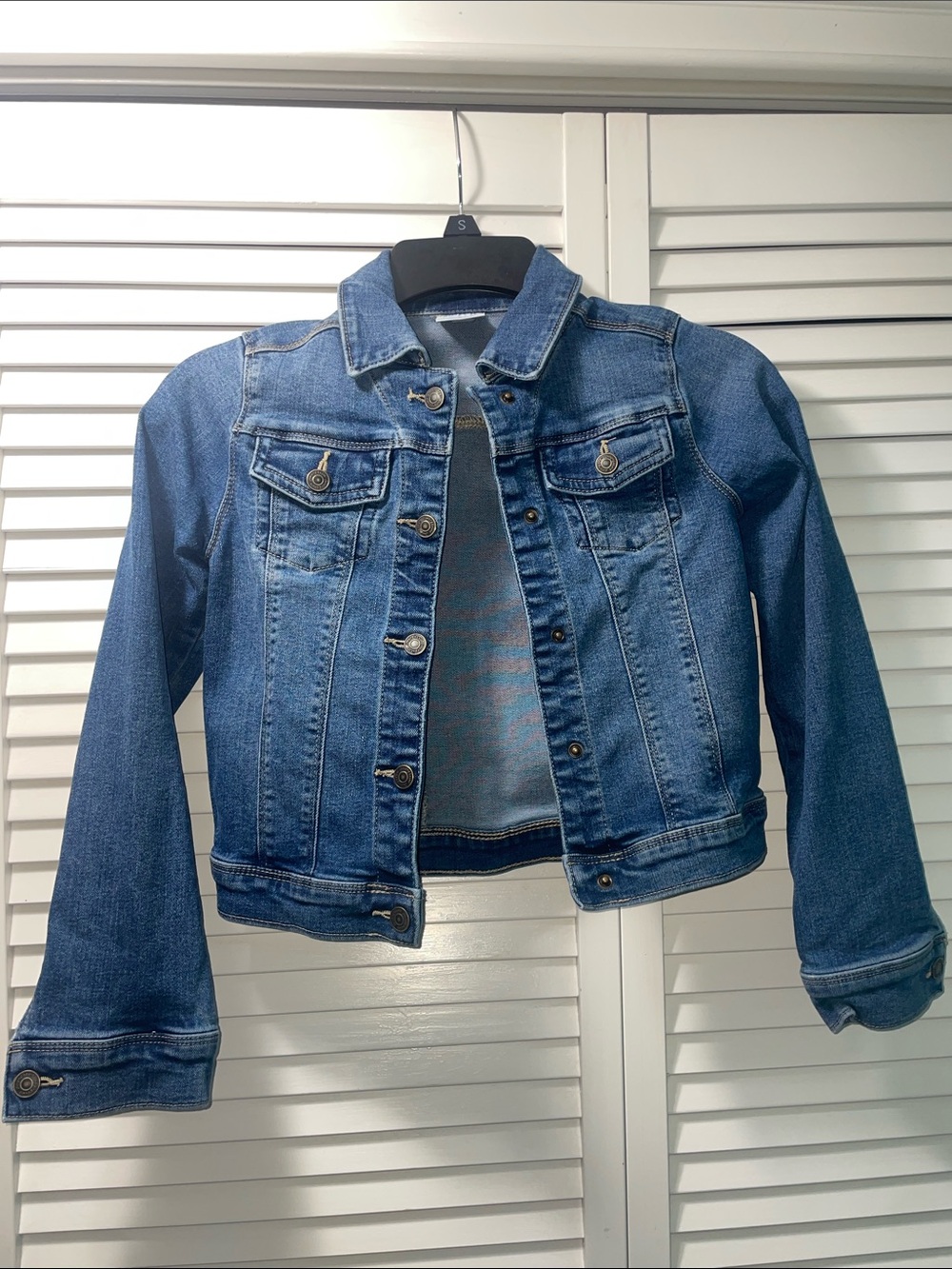 jumping beans Girls' Blue Denim Jacket